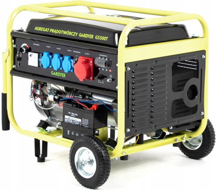 Benzínový generátor, tri fázy 5.5 kW 